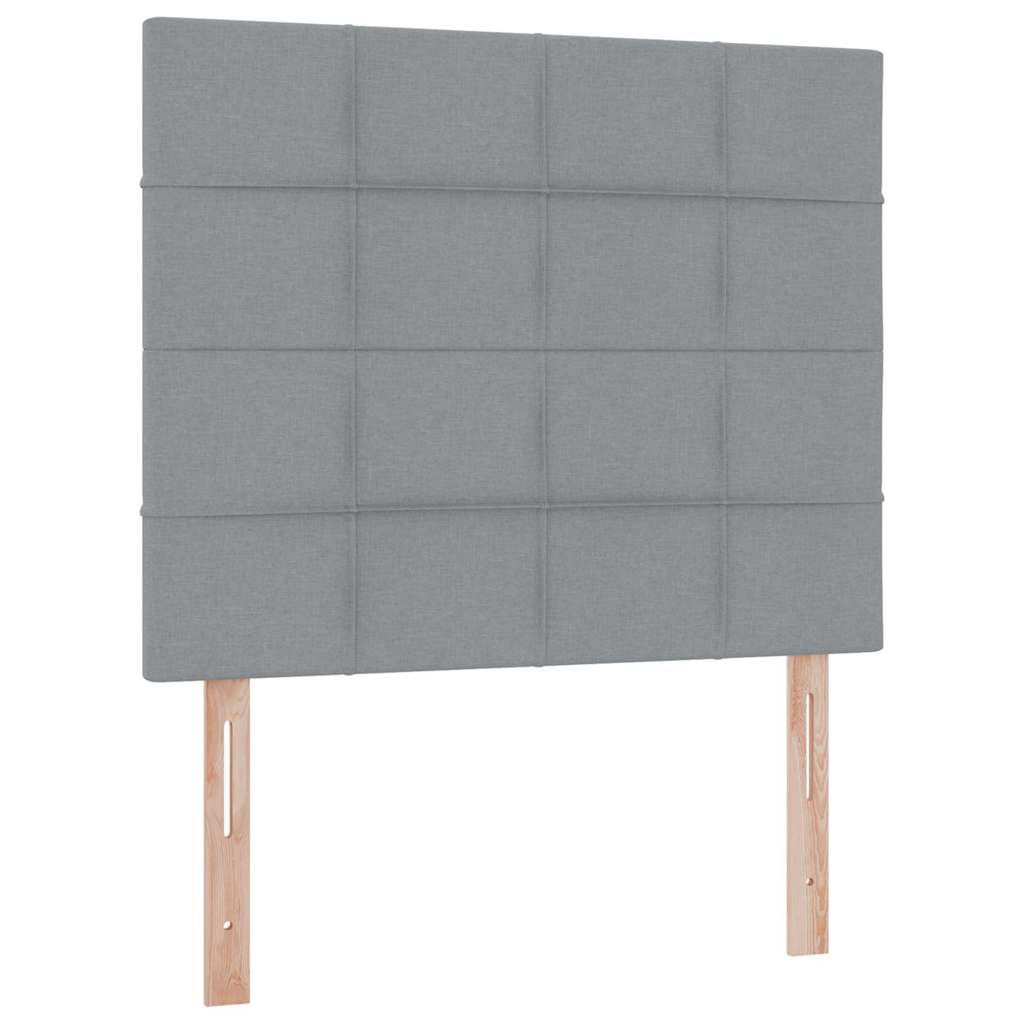 Krevet s madracem i skladištem Svijetlo siva 120 x 200 cm
