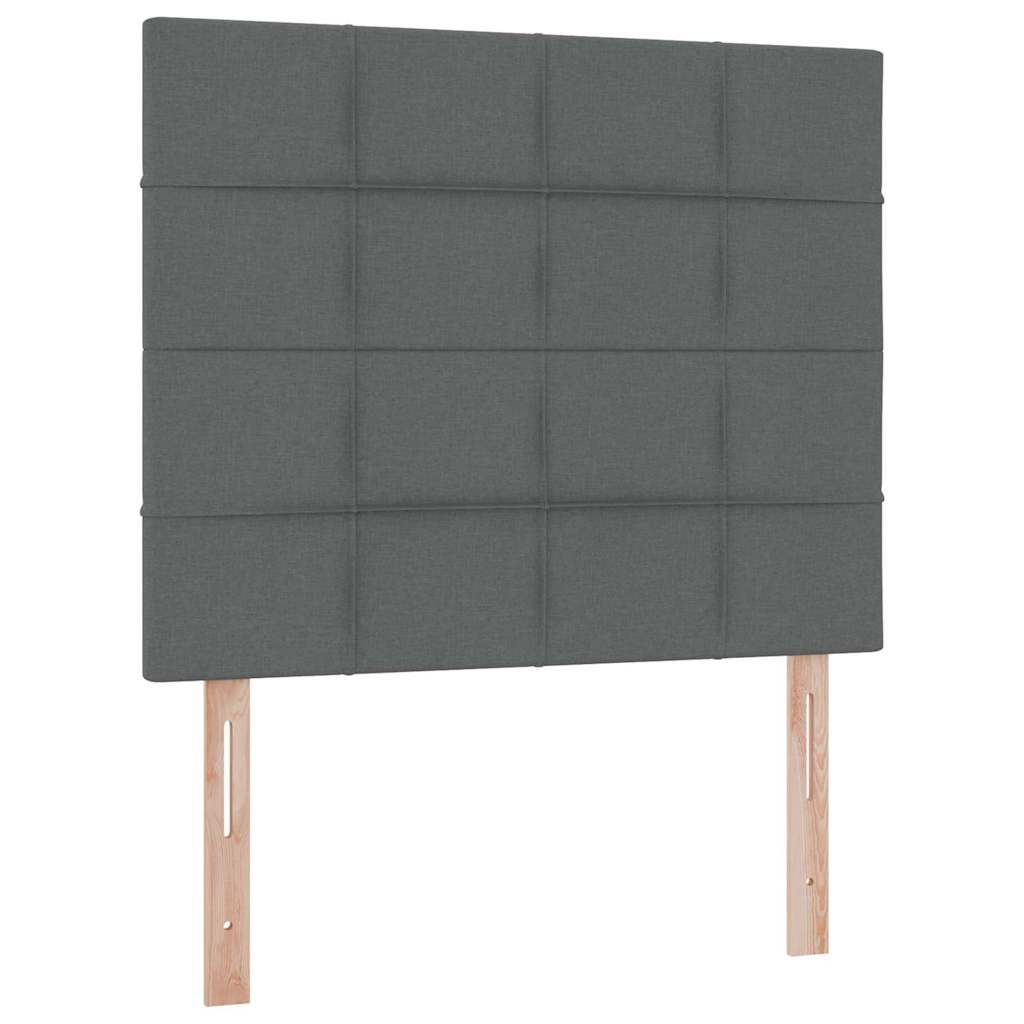 Krevet s madracem i skladištem Tamno siva 120 x 200 cm