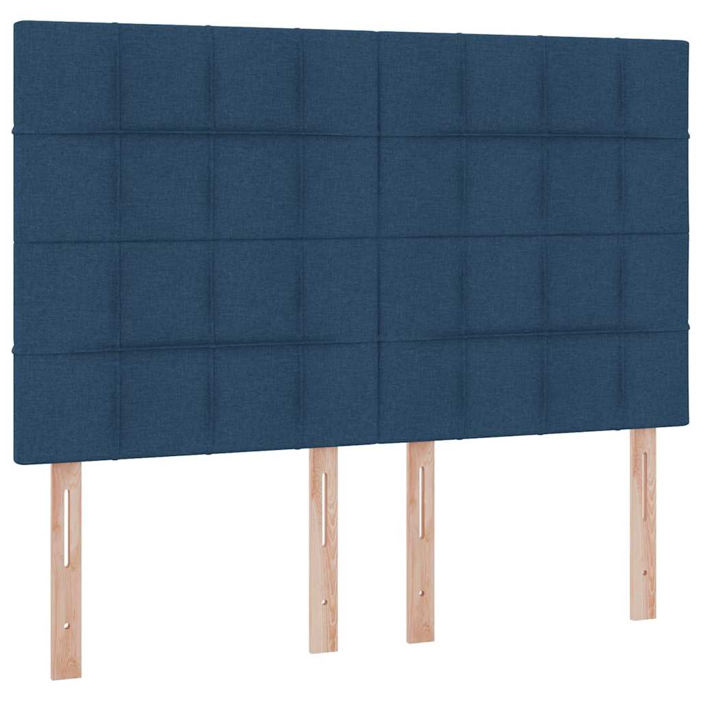 Krevet s madracem i skladištem Plava 140 x 190 cm Poliester
