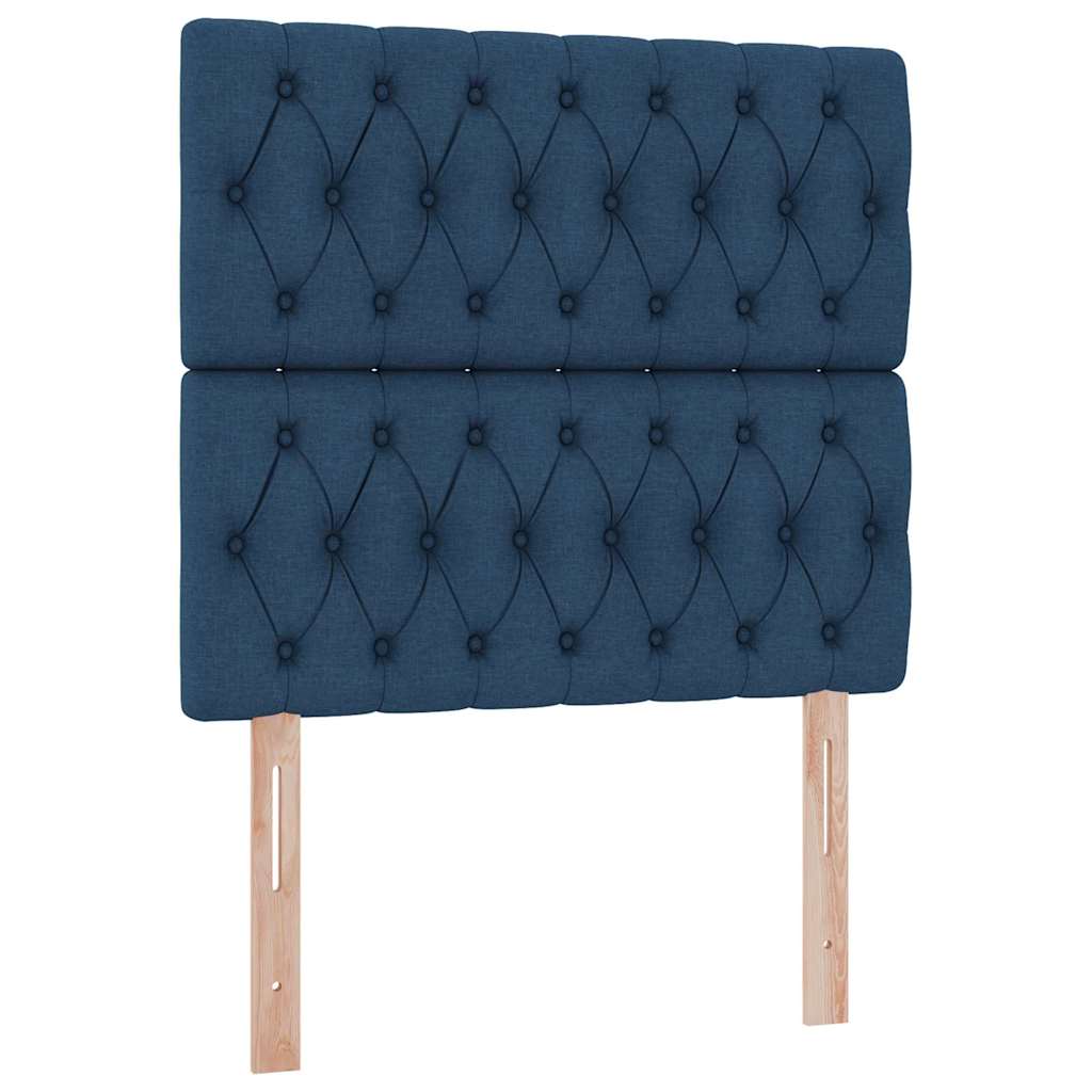 Krevet s madracem i skladištem Plava 100 x 200 cm Poliester