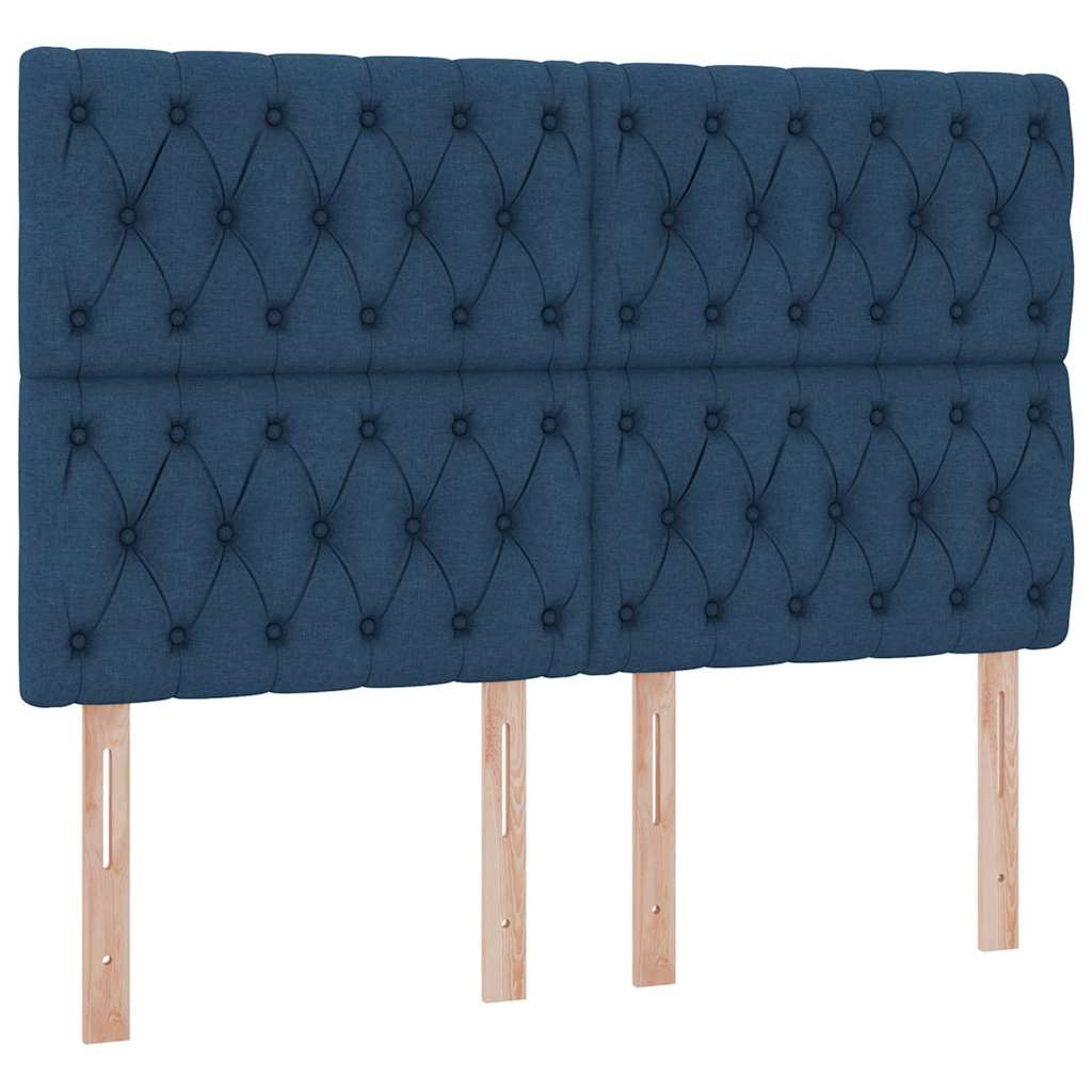 Krevet s madracem i skladištem Plava 140 x 190 cm Poliester