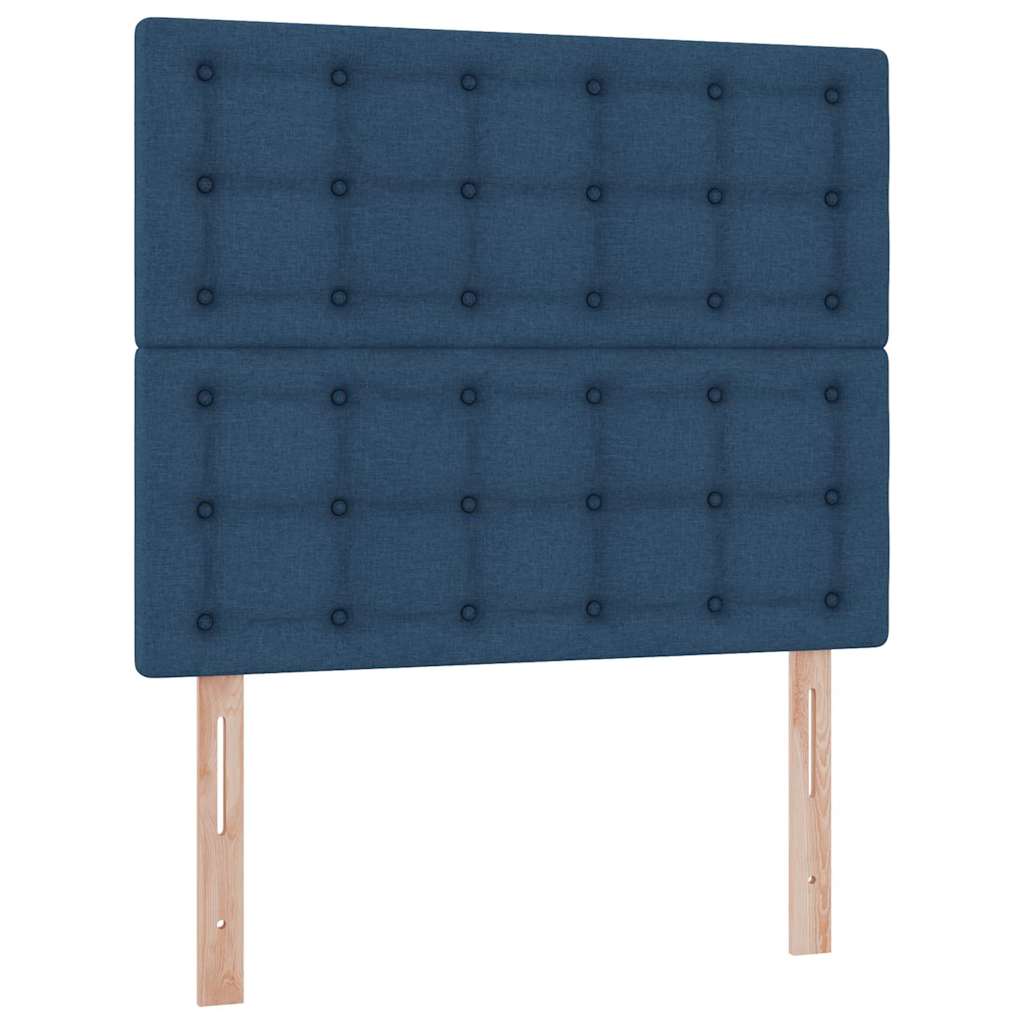 Krevet s madracem i skladištem Plava 120 x 200 cm Poliester