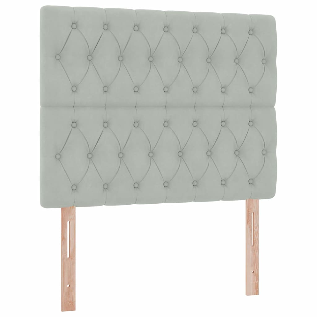 Krevet s madracem i skladištem Svijetlo siva 120 x 200 cm