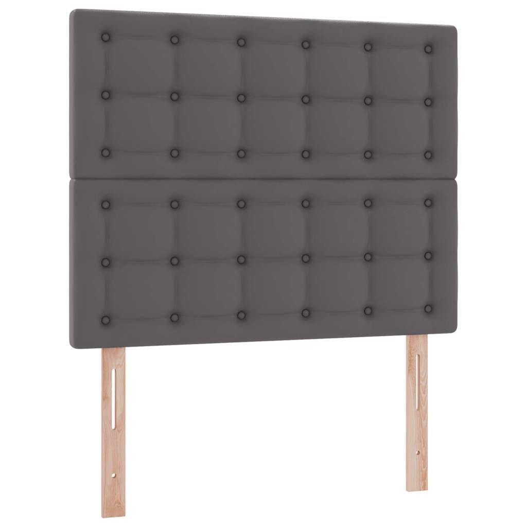 Krevet s prostorom za pohranu s LED-om Siva 120 x 200 cm