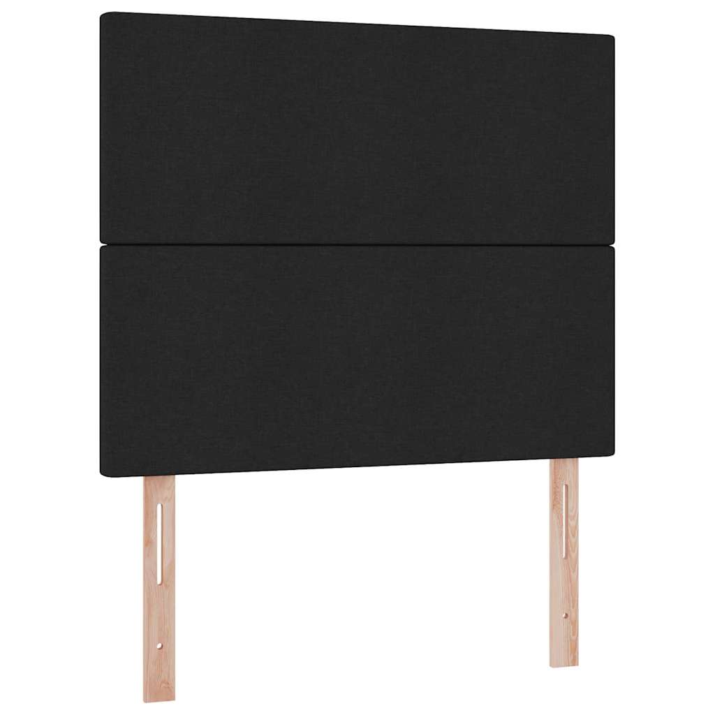 Krevet s prostorom za pohranu s LED-om Crna 120 x 190 cm