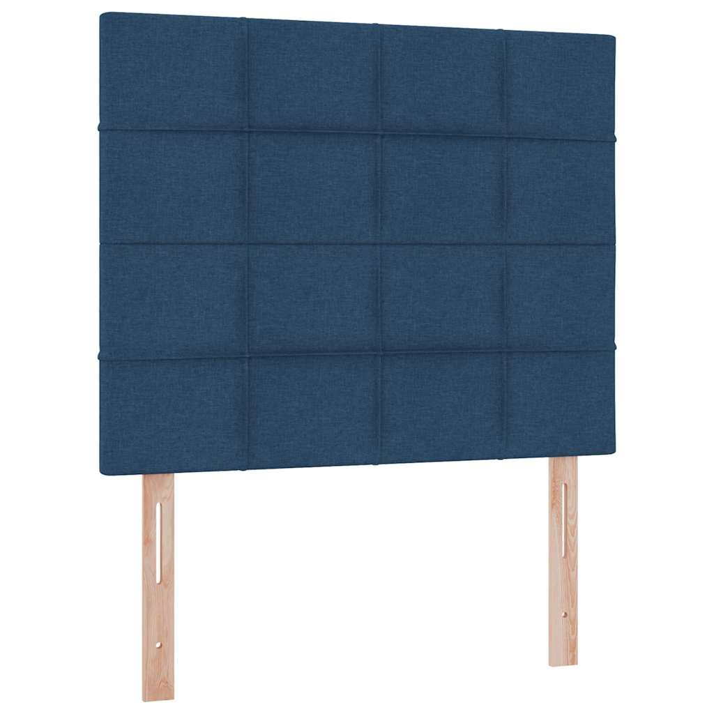 Krevet s prostorom za pohranu s LED-om Plava 120 x 200 cm