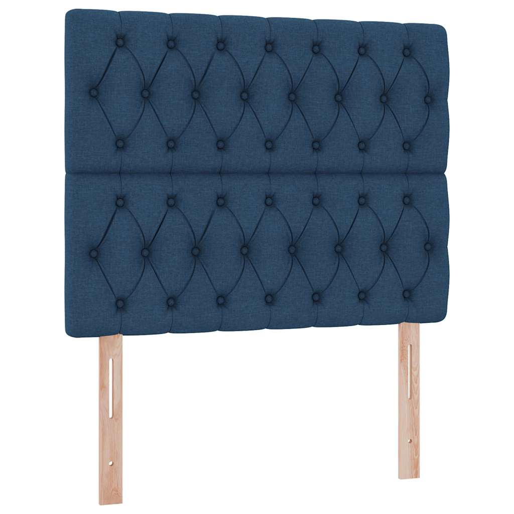 Krevet s prostorom za pohranu s LED-om Plava 120 x 190 cm