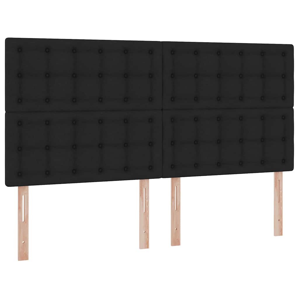 Krevet s prostorom za pohranu s LED-om Crna 160 x 200 cm