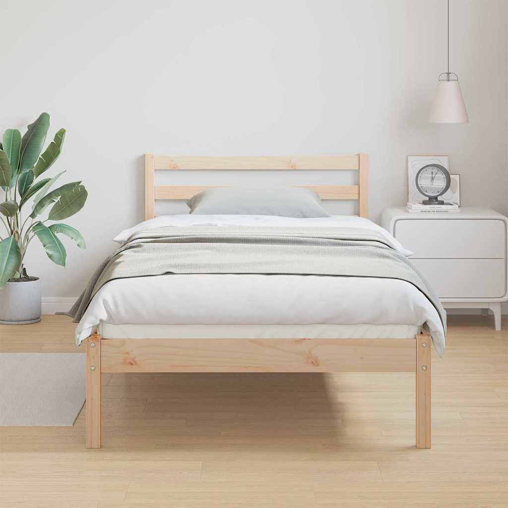 Krevetna konstrukcija Smeđa 215,5 x 105,5 x 69,5 cm