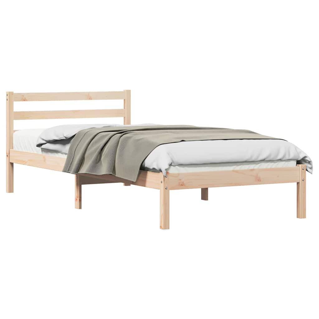 Krevetna konstrukcija Smeđa 225,5 x 105,5 x 69,5 cm