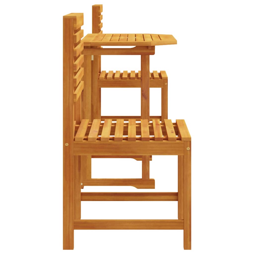 Bistro set za vrt 3 pcs Smeđa Čvrsto drvo akacije
