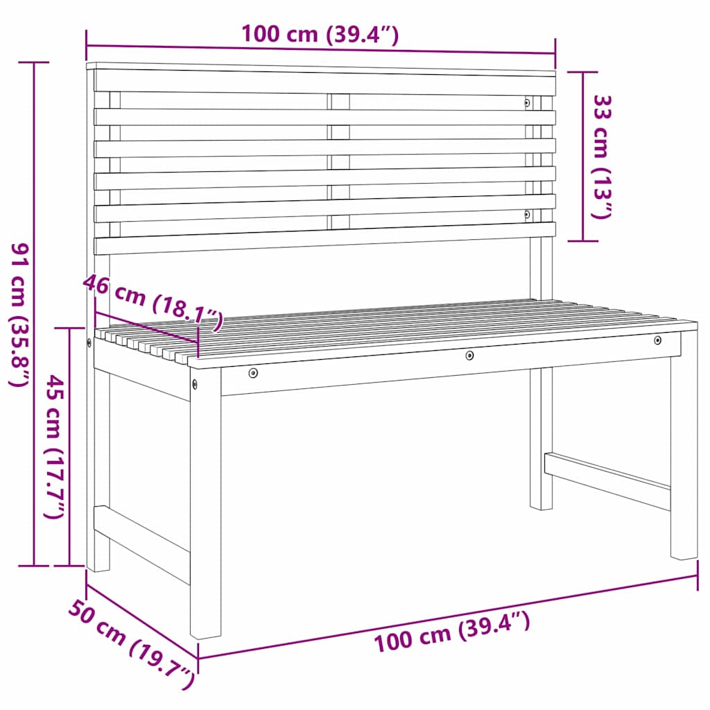 Bistro set za vrt 5 pcs Smeđa Čvrsto drvo akacije