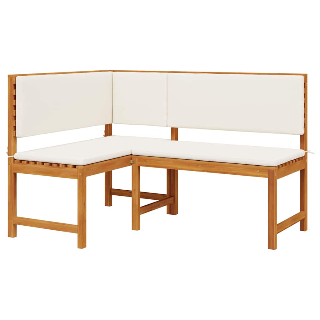 Set vrtne klupe 4 pcs Smeđa Čvrsto drvo akacije