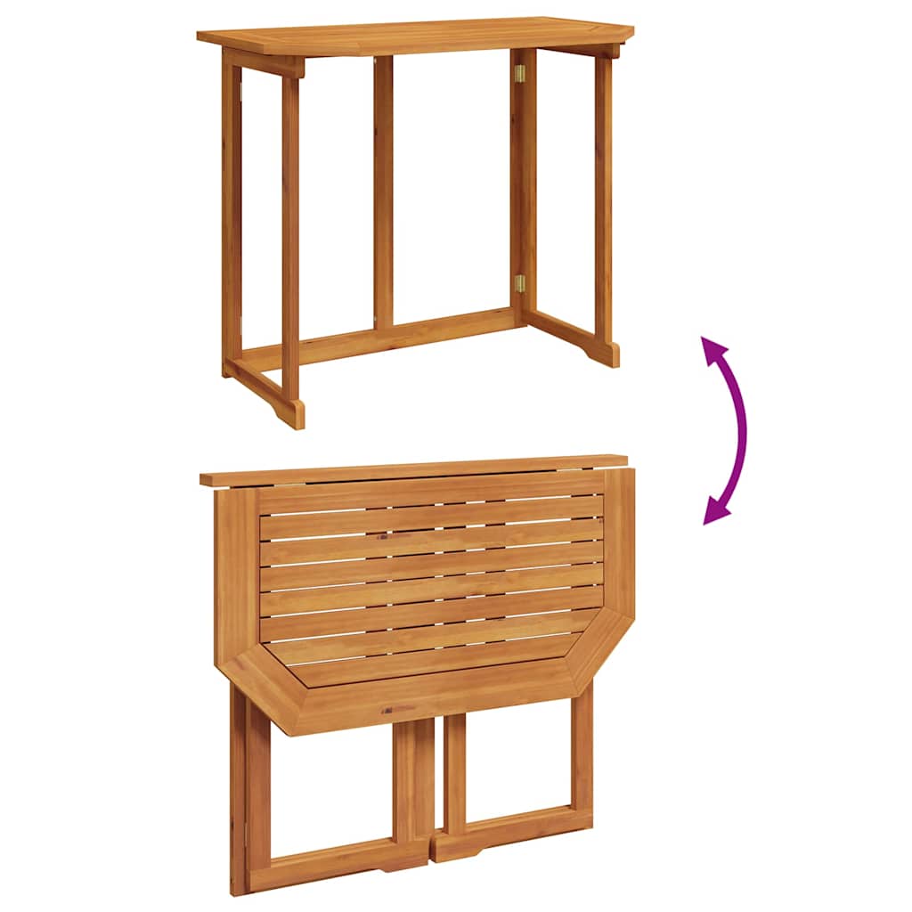 Set vrtne klupe 3 pcs Smeđa Čvrsto drvo akacije