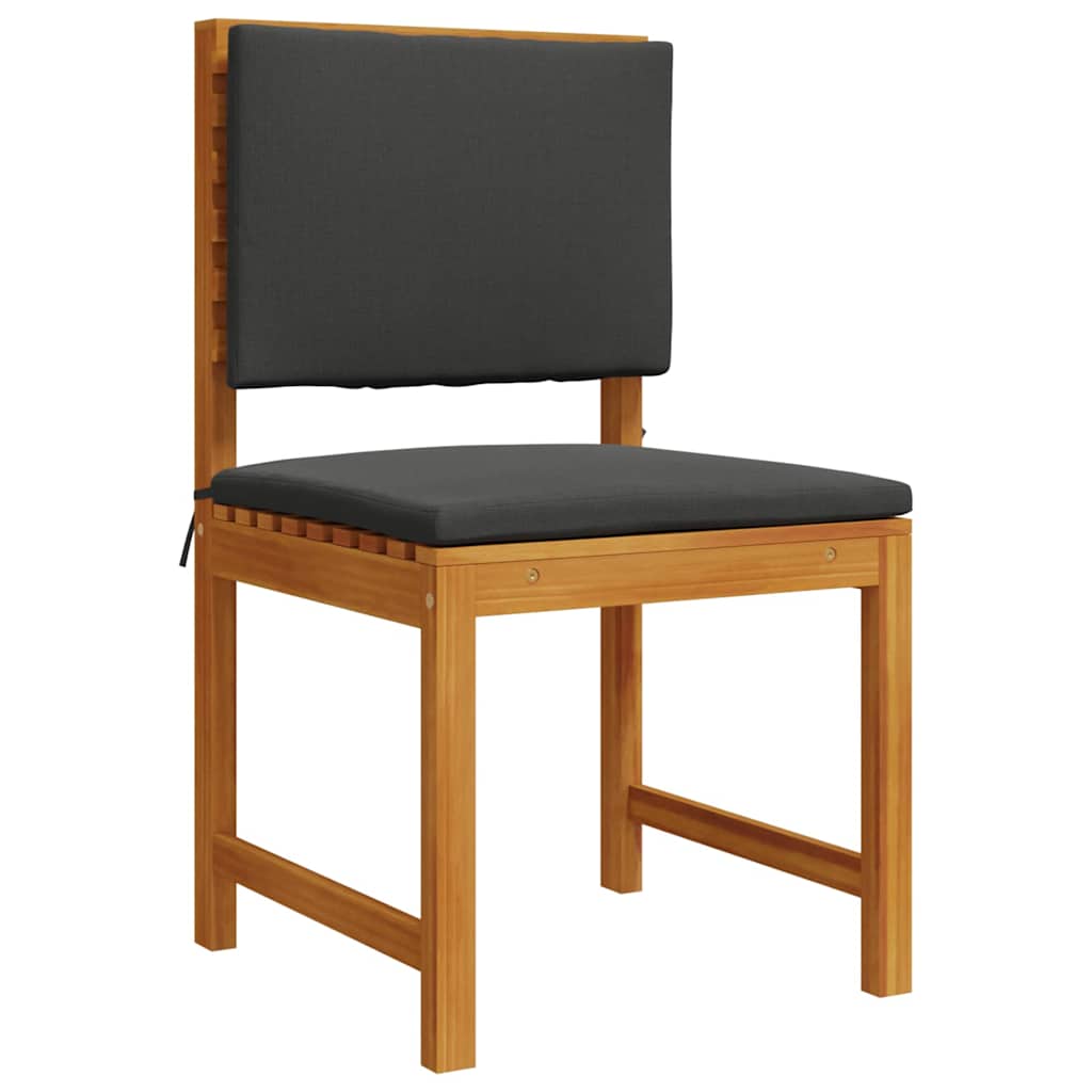 Bistro set za vrt 6 pcs Smeđa Čvrsto drvo akacije