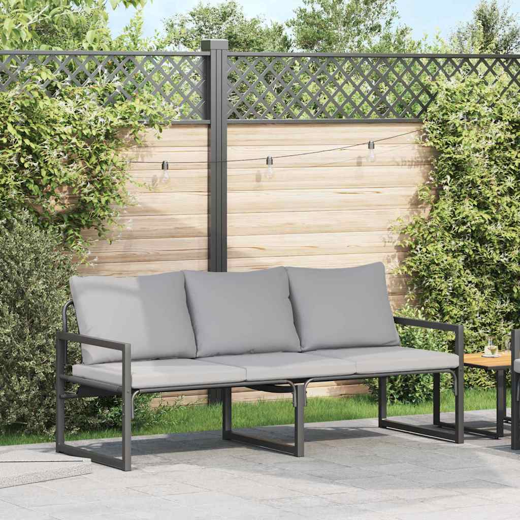 Vrtni namještaj Svijetlo siva 180 x 72,5 x 71 cm Poliester