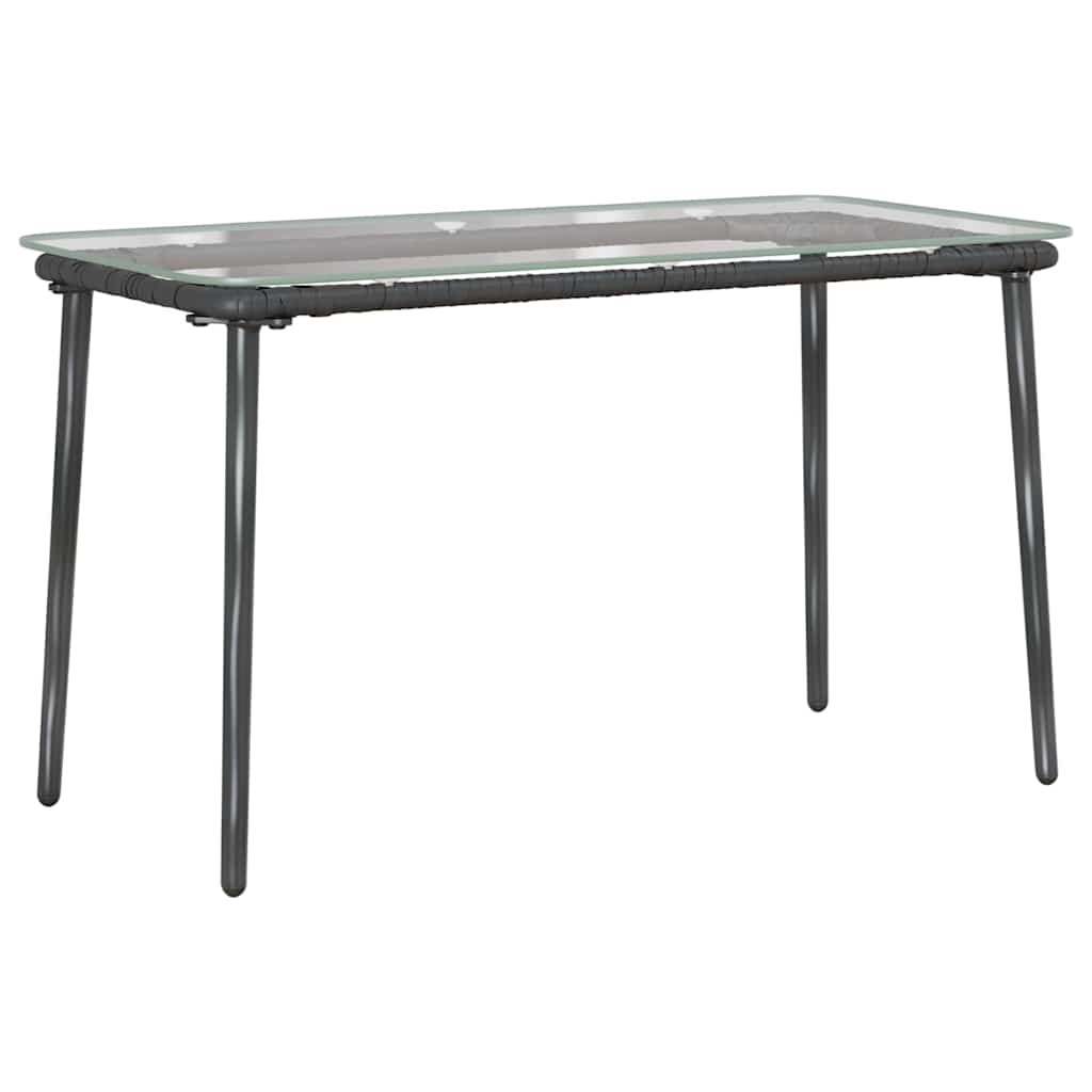 Stol za vrt Crna 80 x 40 x 45 cm poliratan