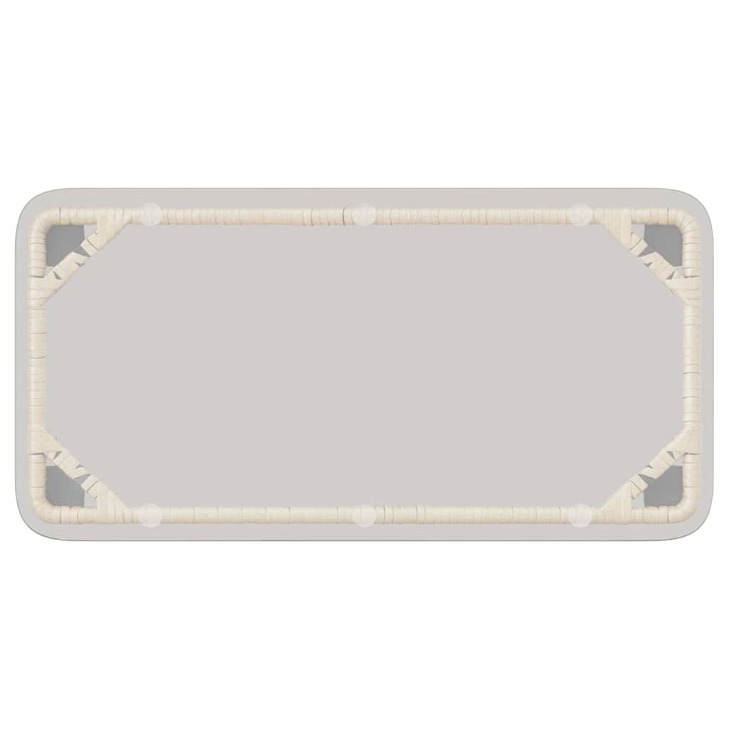 Stol za vrt Prirodna 80 x 40 x 45 cm poliratan