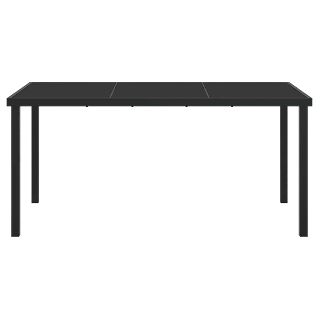 Stol za vrt Crna 160 x 80 x 73 cm Metal