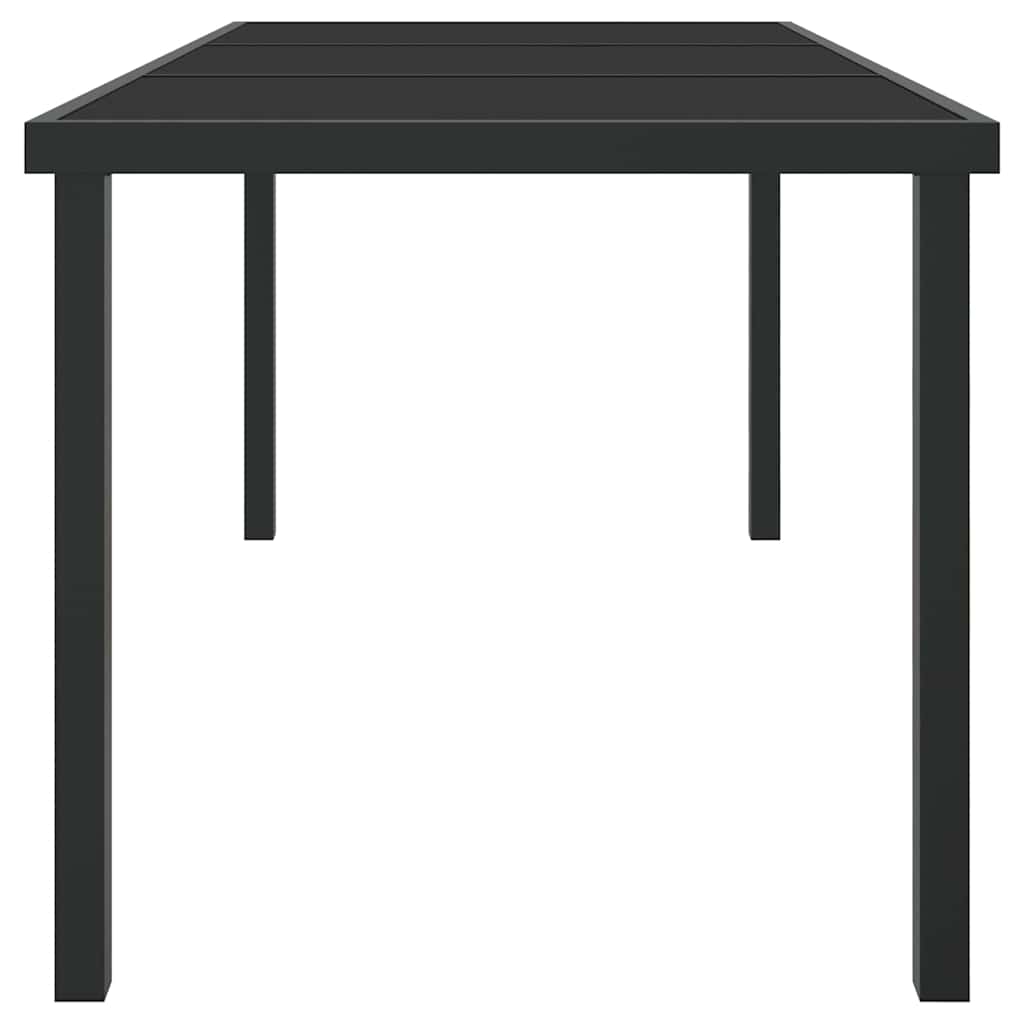 Stol za vrt Crna 160 x 80 x 73 cm Metal
