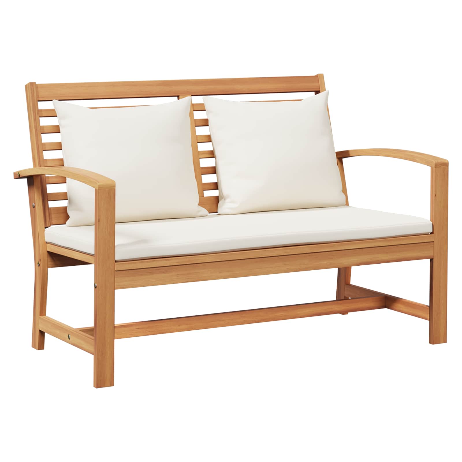 Sjedeća garnitura za vrt 4 pcs Prirodna Čvrsto teak drvo