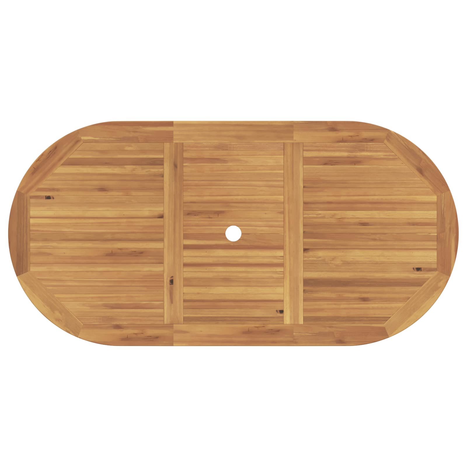 Vrtni set za objed 5 pcs Smeđa Čvrsto teak drvo