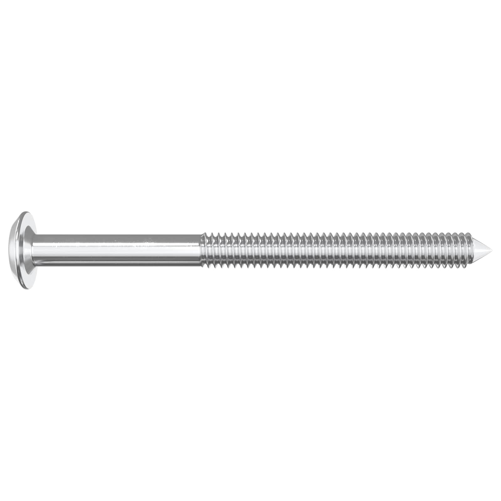 Namještajni vijci 2 pcs Srebrno M6 x 85 mm Čelik
