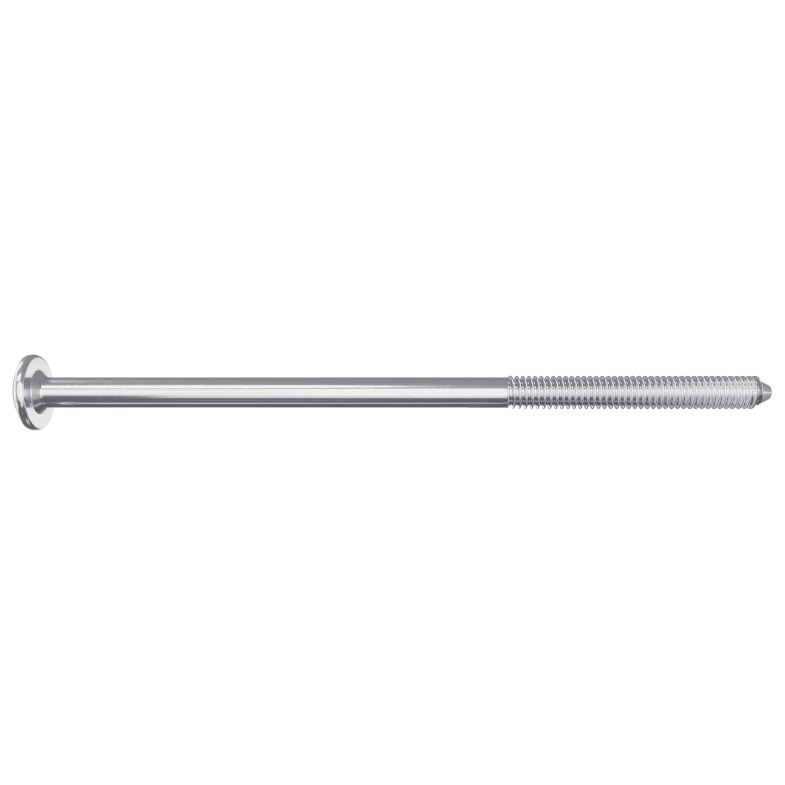 Namještajni vijci 2 pcs Srebrno M6 x 120 mm Čelik