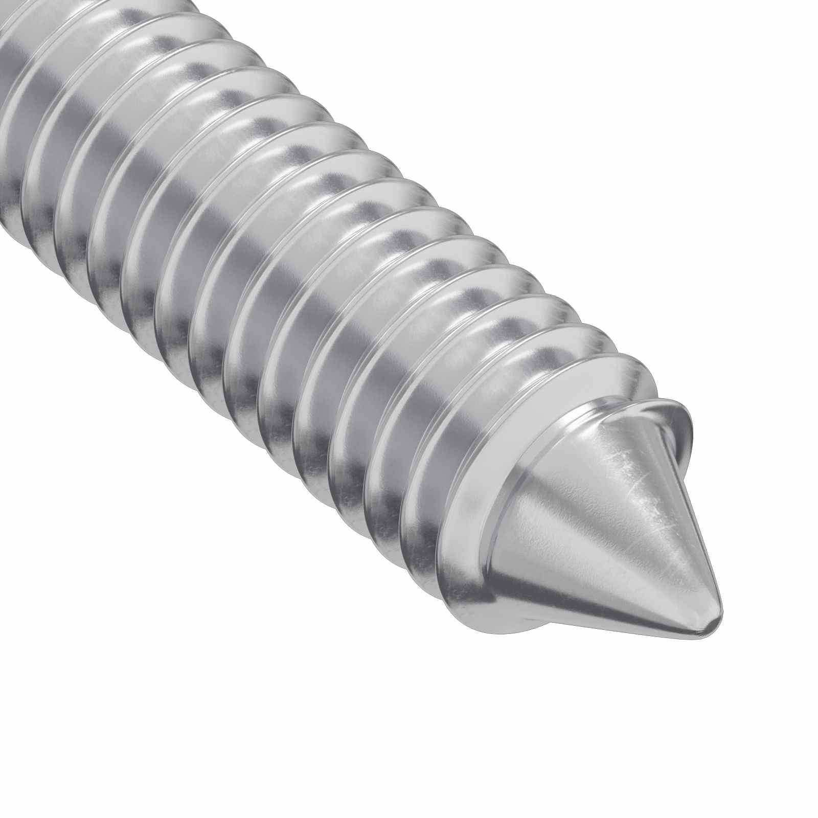 Vijak 2 pcs Srebrno M6 x 60 mm Čelik