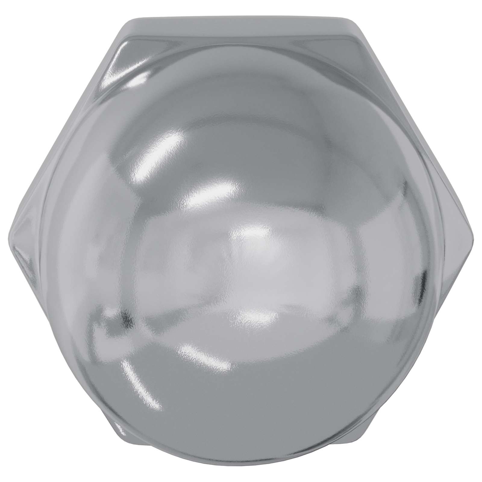 Šesterokutne žižak matice 12 pcs Srebrno m8 Metal