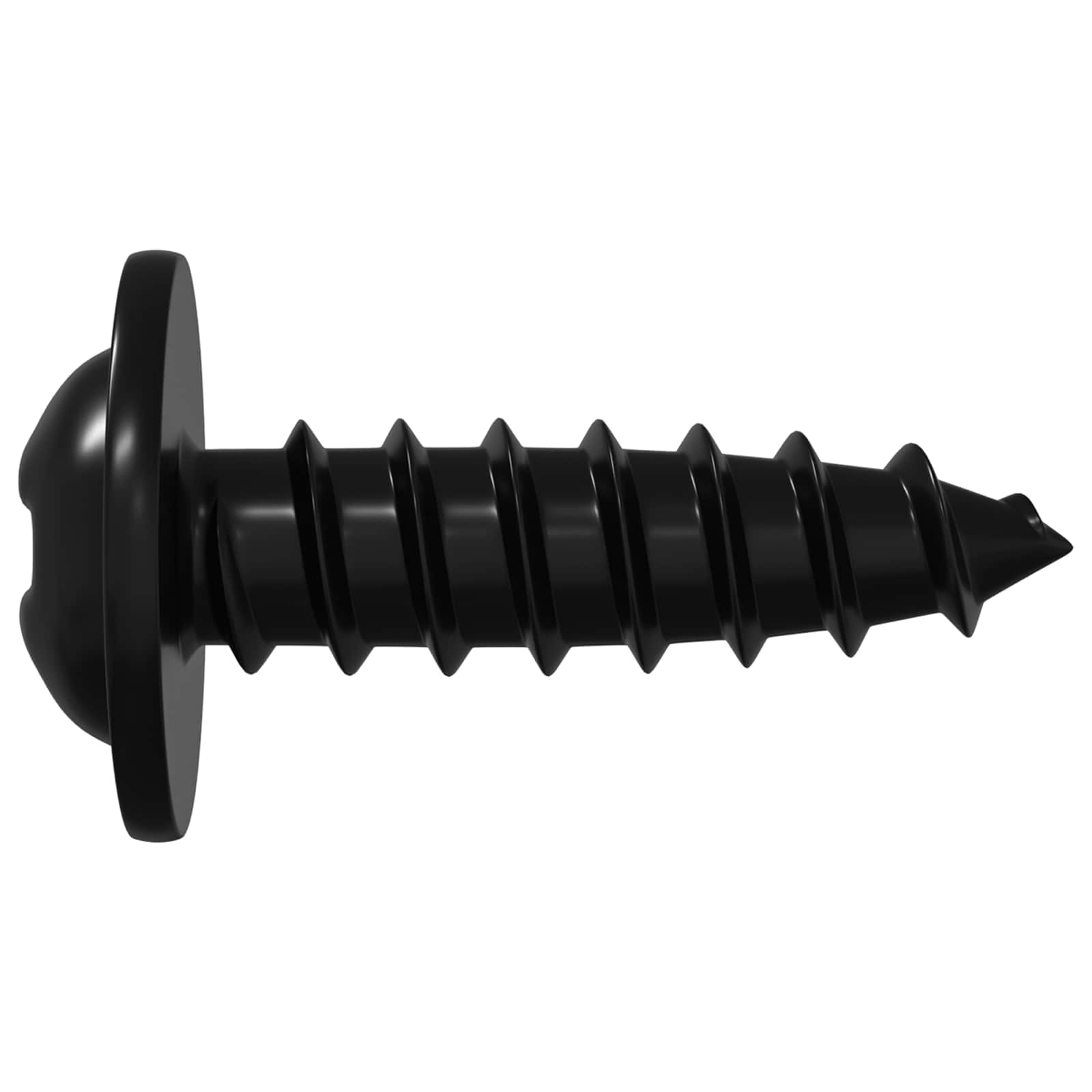 Samoupravni čavao 12 pcs Crna 3,5 x 12 mm Željezo