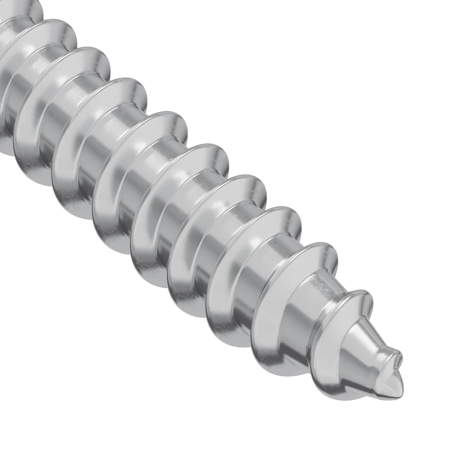 Drveni vijak 3273 pcs Srebrno 9,8 x 53 mm Čelik