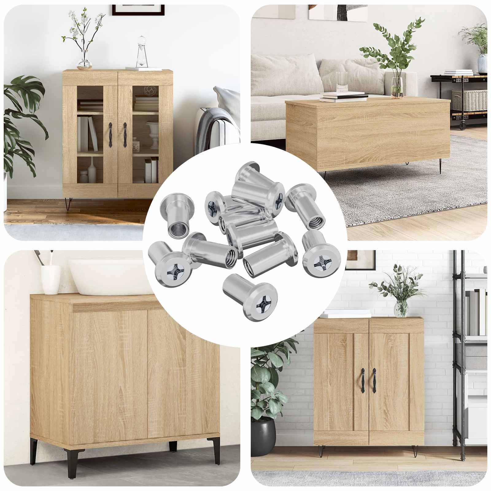 Sigurnosna matica 3673 pcs Srebrno Čelik