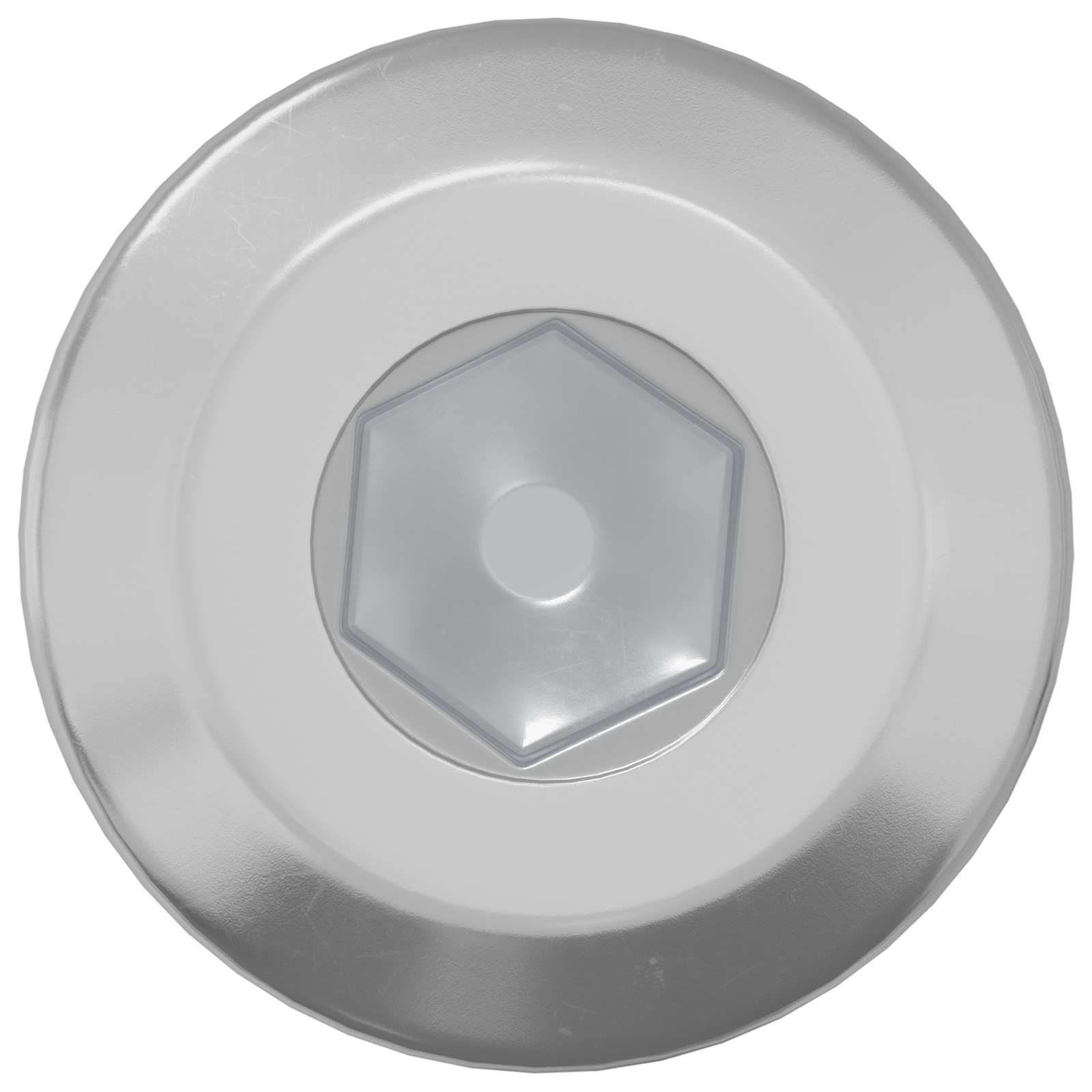 Vijak s plastičnom glavom 12 pcs Srebrno M6 x 30 mm Čelik