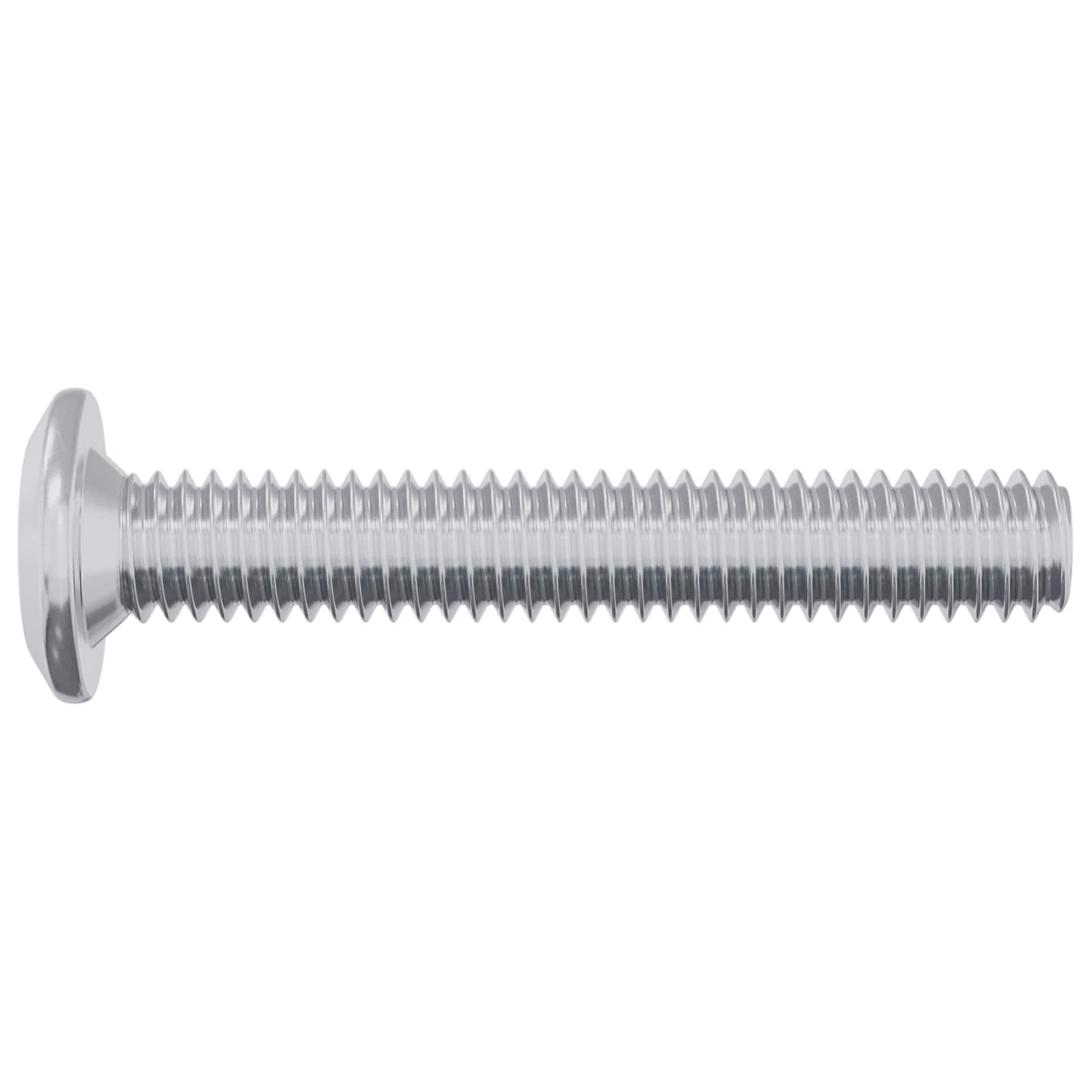 Vijak s plastičnom glavom 12 pcs Srebrno M6 x 35 mm Čelik