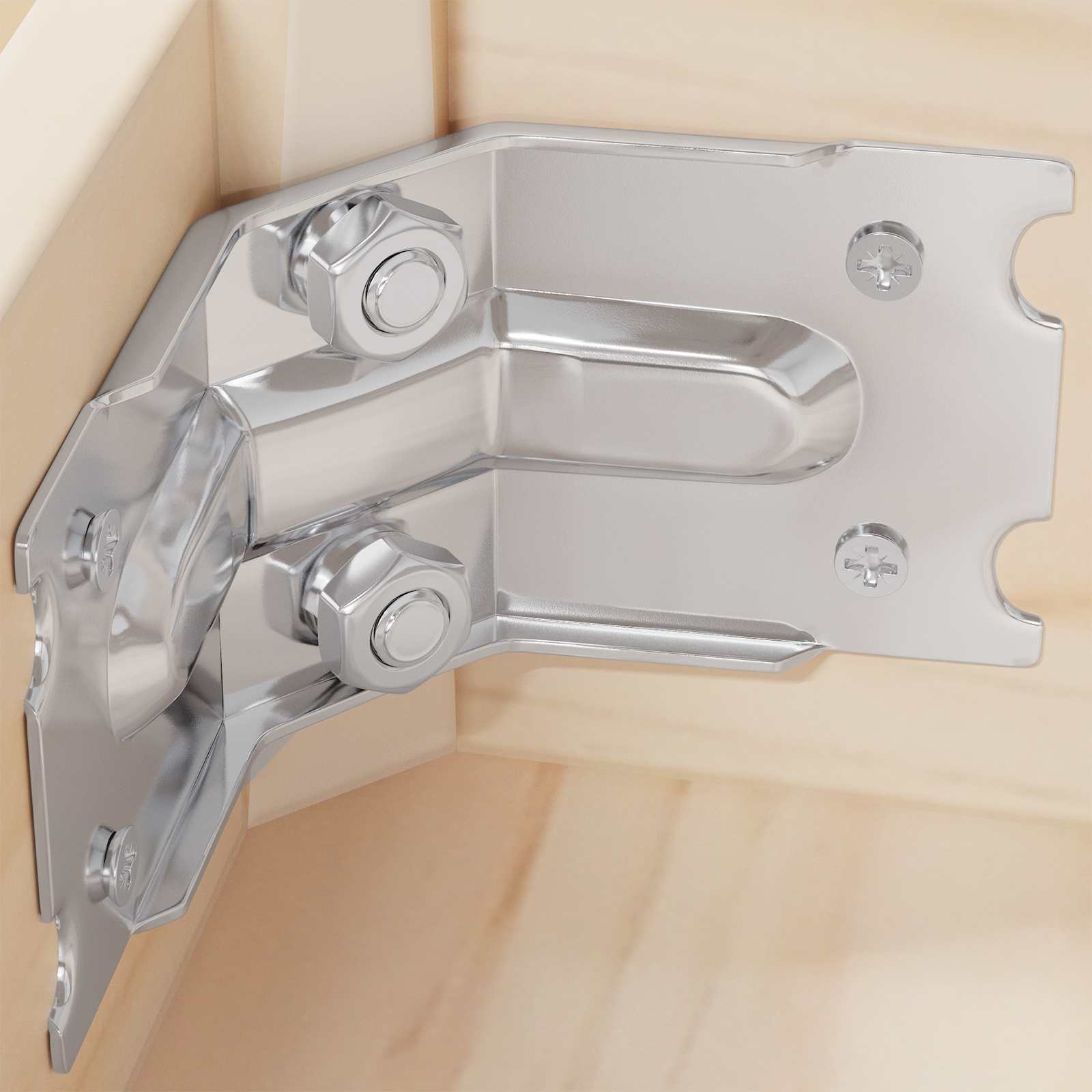 Ukljucuje: nosač 2 pcs Cinkom premazano 106 x 55 x 1,5mm Čelik