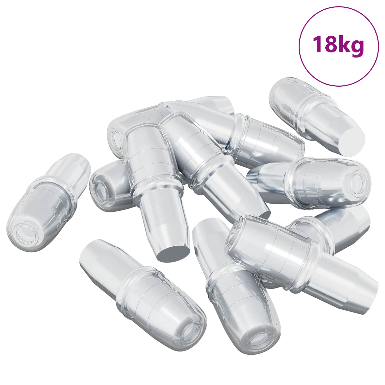 Polica Kuka 7200 pcs Srebrno 7 x 16 mm Željezo