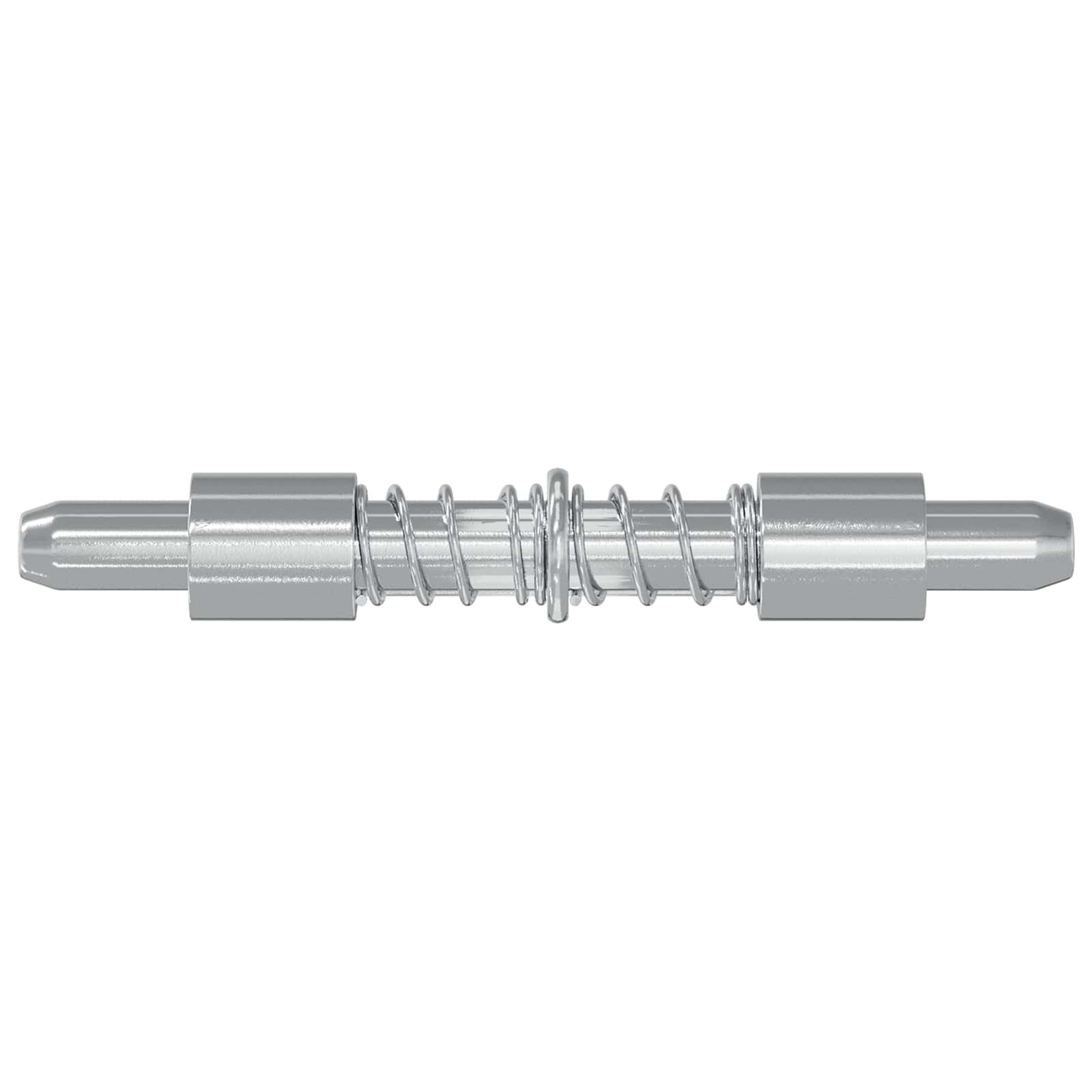Zasun 2 pcs Srebrno 46 x 17 x 1,2 mm Čelik