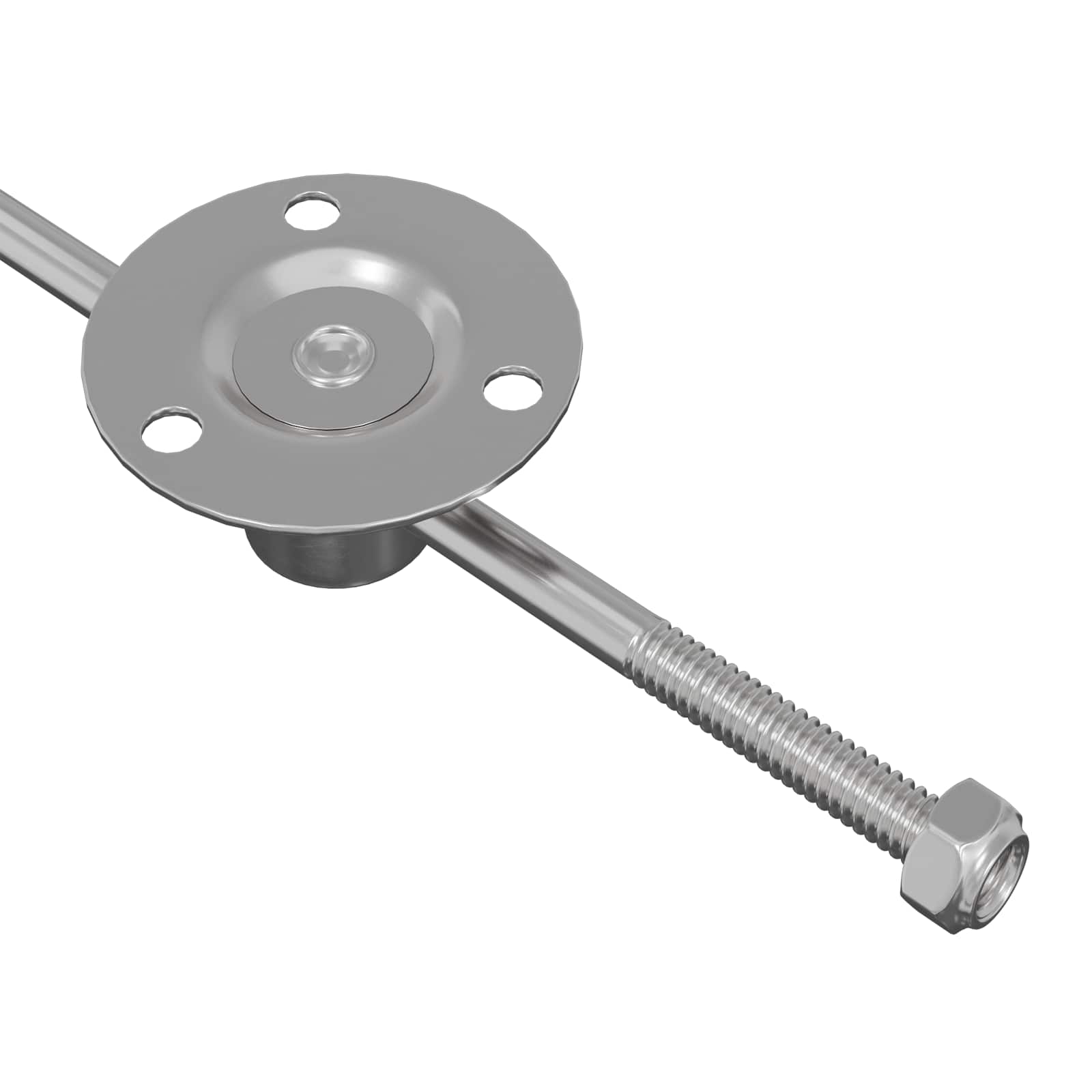Užitna šipka za šarku 2 pcs Srebrno 190 mm Željezo