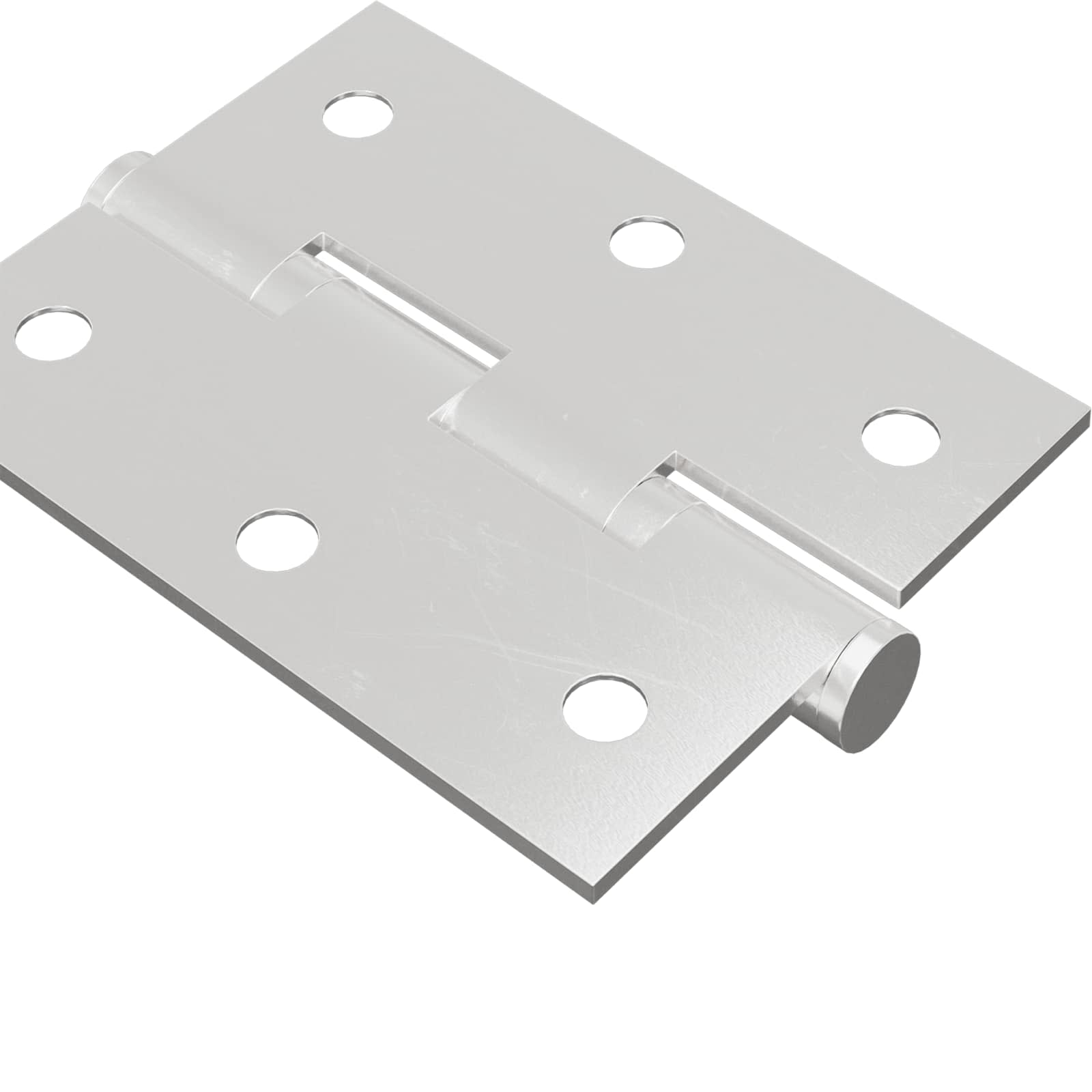 Šarka 2 pcs Srebrno 50 x 38 x 1,3 mm Čelik