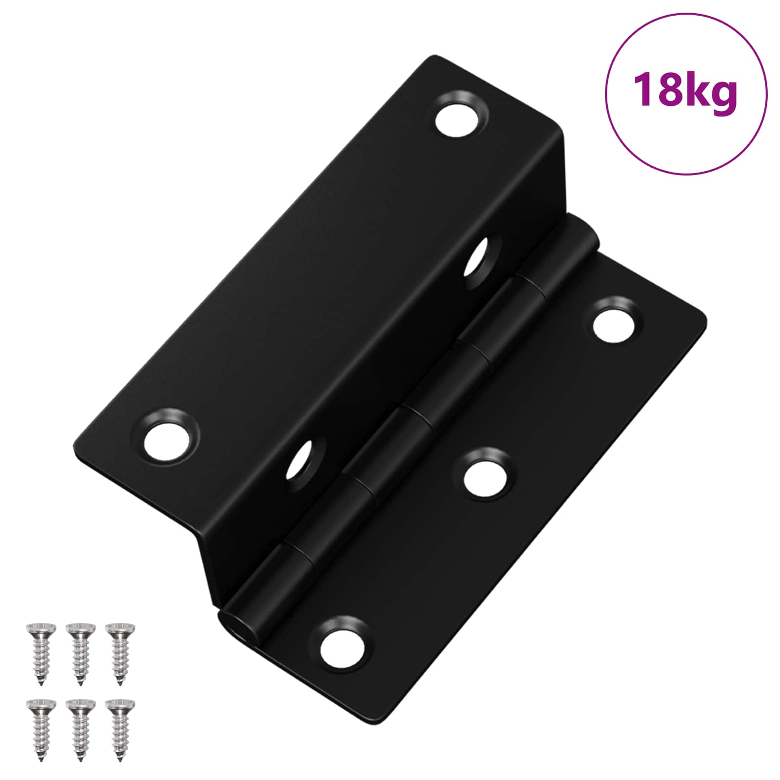 Šarka 537 pcs Crna 38 x 17 x 60 mm Željezo