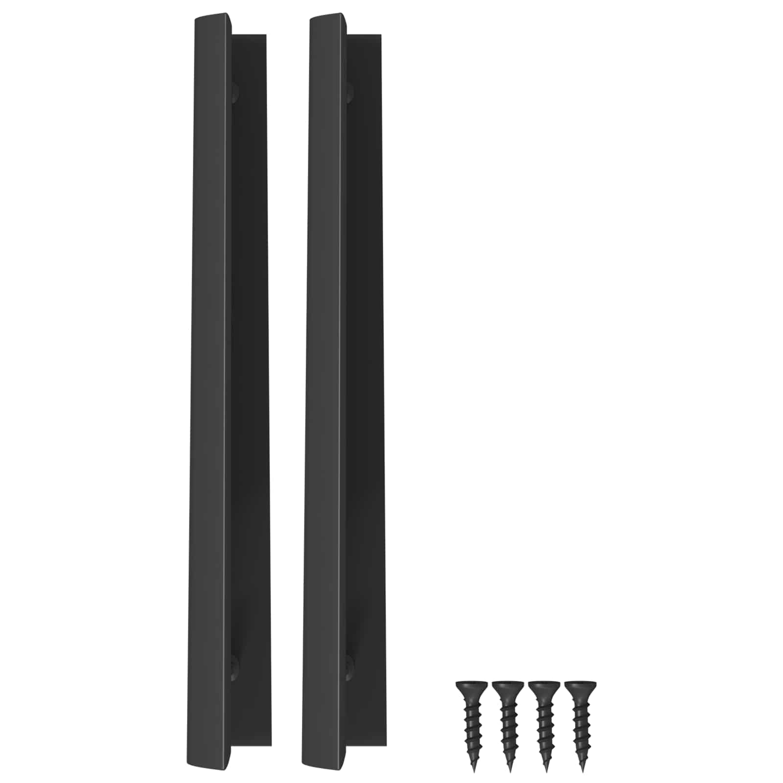 Drška 2 pcs Crna 120 x 39.6 x 17 mm Aluminij
