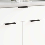 Drška 12 pcs Crna 120 x 39.6 x 17 mm Aluminij