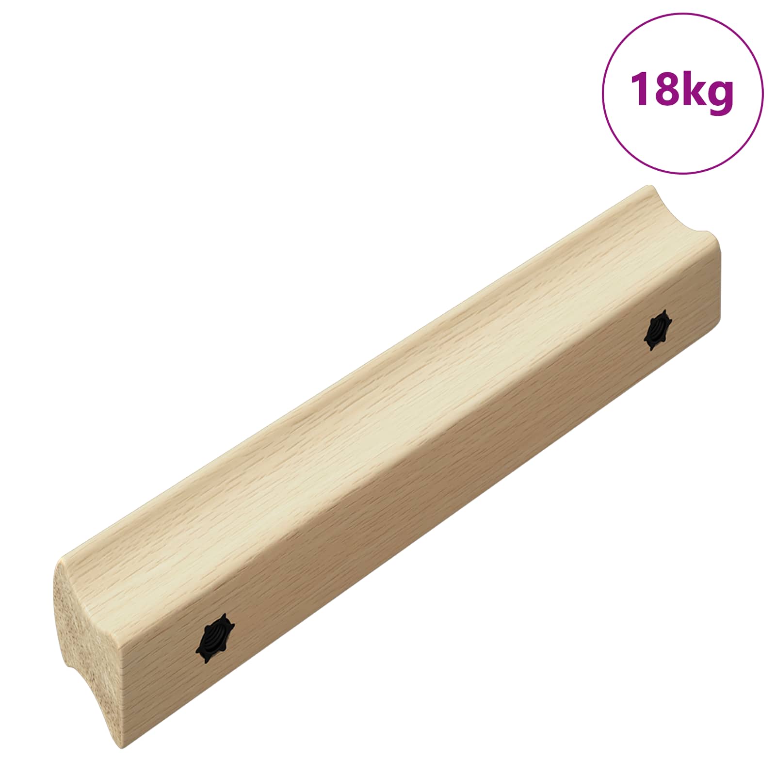 Ravna drška 587 pcs Boja prirodnog drva 130 x 25 x 30 mm