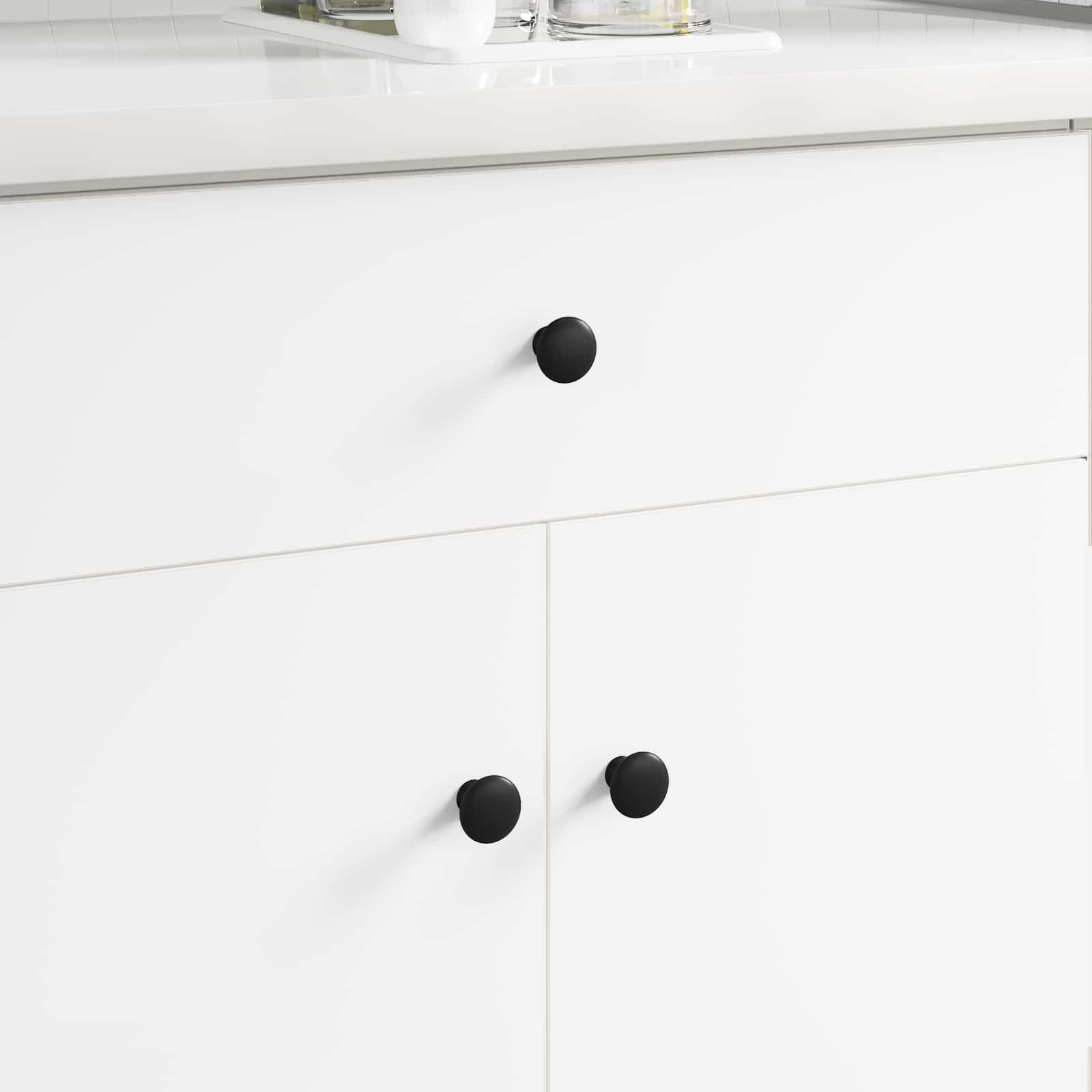 Drška 2 pcs Crna Ø30 mm Aluminij
