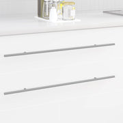 Drška za ormar 12 pcs Srebrno 700mm Nehrđajući čelik