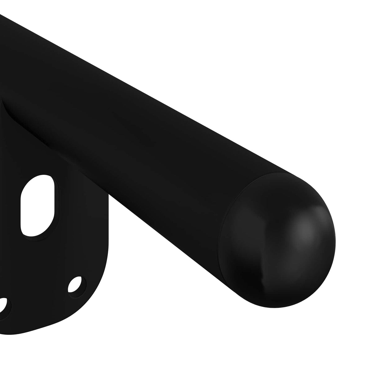 Noge namještaja 2 pcs Crna 66 x 36 x 160 mm Željezo