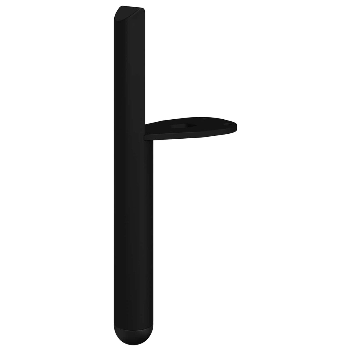 Noge namještaja 2 pcs Crna 66 x 36 x 160 mm Željezo