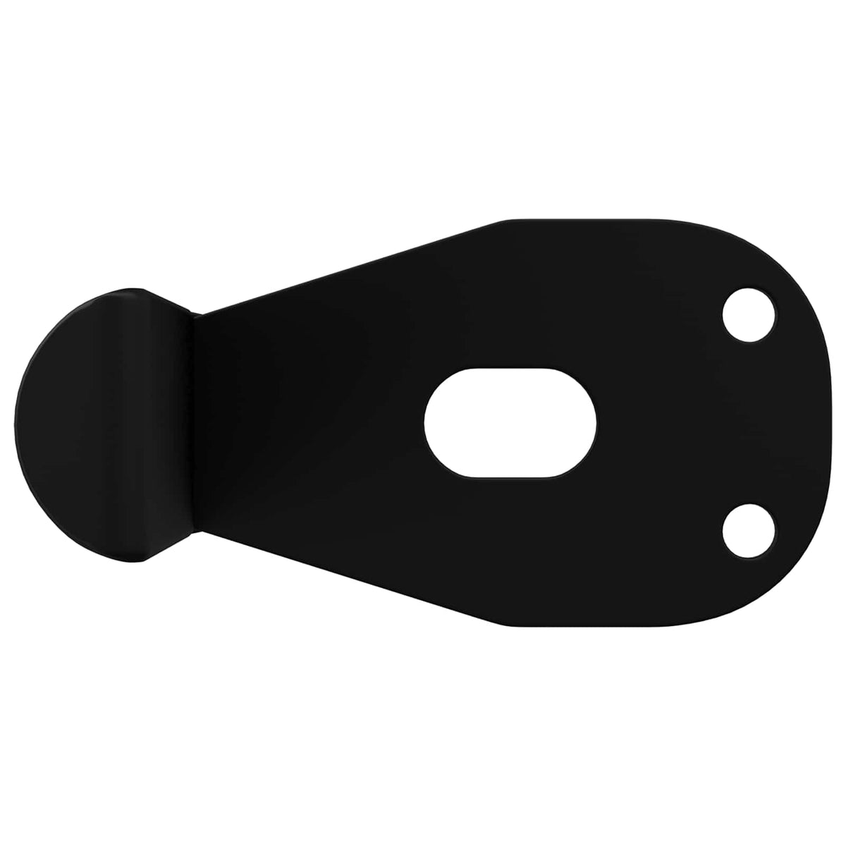 Noge namještaja 2 pcs Crna 66 x 36 x 160 mm Željezo