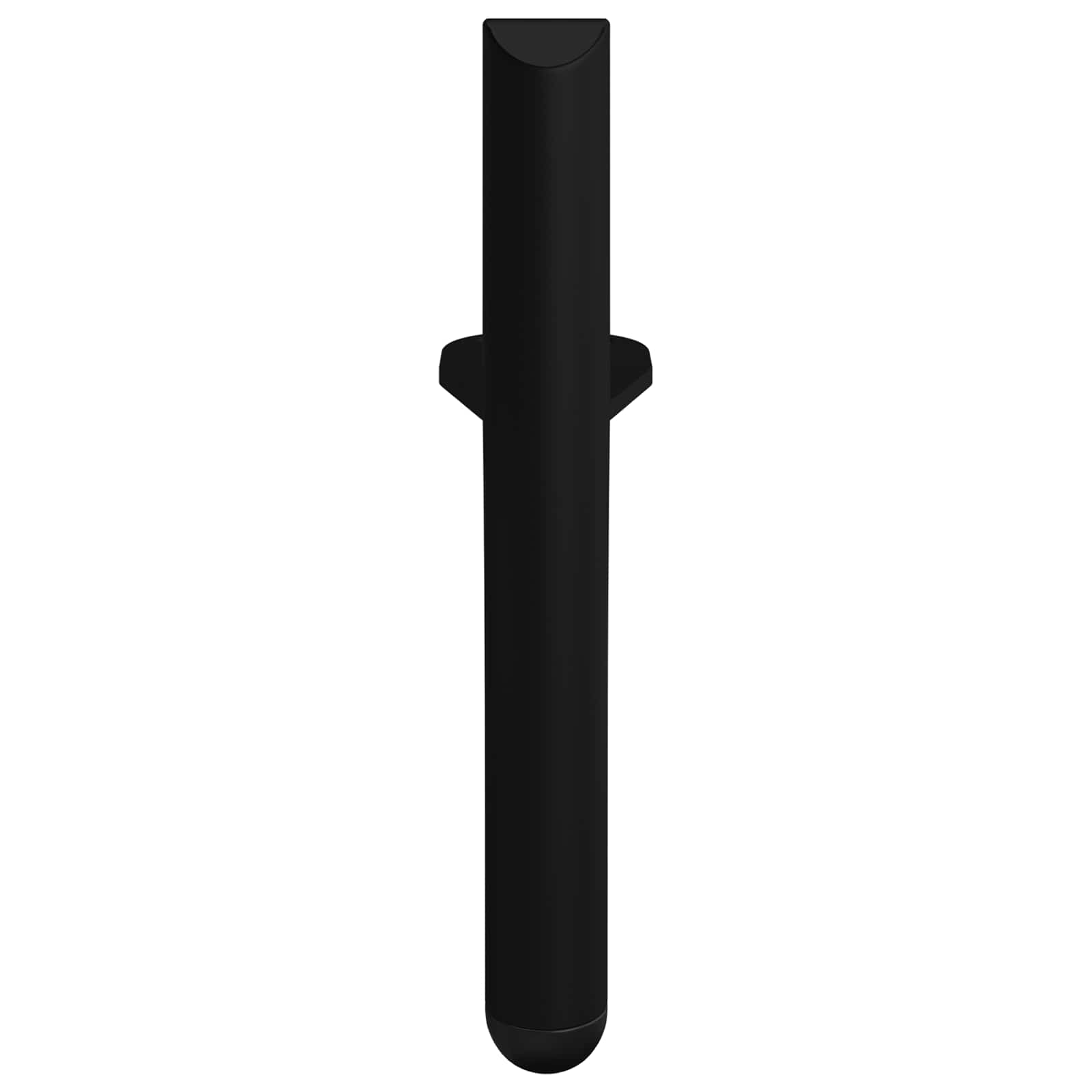 Noge namještaja 12 pcs Crna 66 x 36 x 160 mm Željezo
